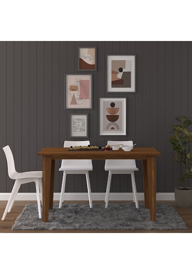 Yemek Masası Ym-01 Nevada Ceviz
