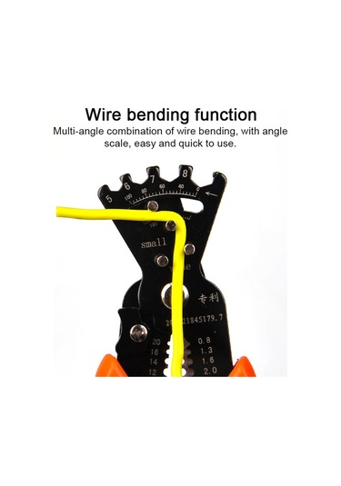 Youtek Krom Vanadyum Çelik Elektrik Aleti: Kablolayı Soy, Kes, Bük, Katla, Presle Ve Somun Sık - Açı Ölçerli Multifonksiyonlu Pense