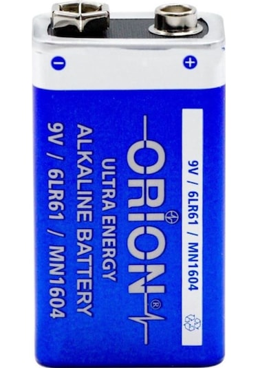 Orion 9v Alkalin Pil