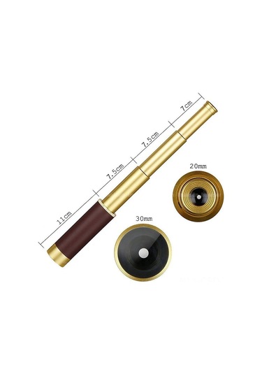 Samdoo 25x30 Metal Gümüşlük Prismlu Tek Gözlü Teleskop, Anti-yansıma Mavi Kaplama, Parlak Görüş, Taşınması Kolay, 126m/1000m Görüş Alanı