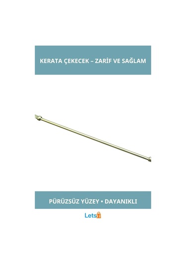 Letsii Ergonomik Pirinç Kerata Çekecek Uzun Saplı Lüks Tasarım