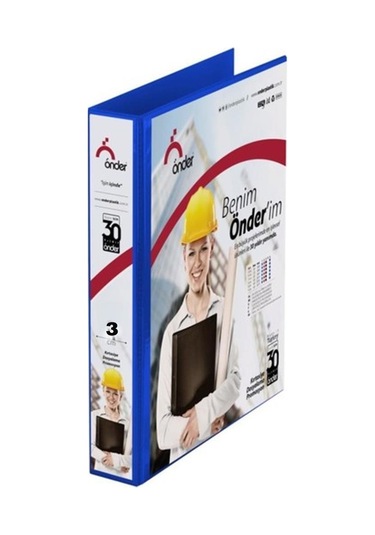 Önder Pvc A4 Firma Klasörü 3 Cm. 2 Halkalı Lacivert 2003-6