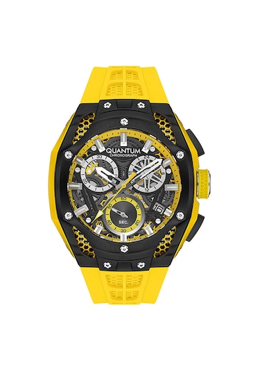 Quantum Quartz Erkek Kol Saati Hng1102.354 Altın - Mavi