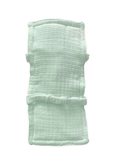 Pamuk Muslin Bebek Emzirme Yastığı Ter Emici Kol Yastığı Mint