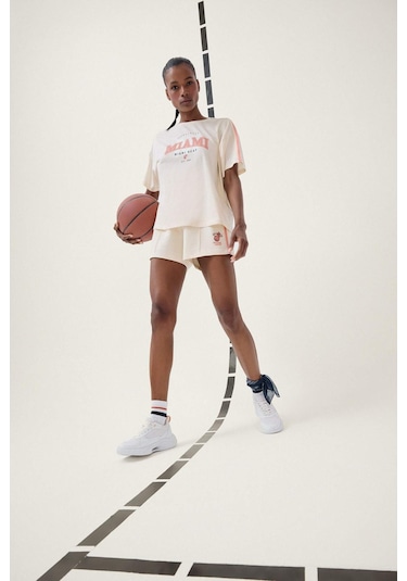 DeFactoFit NBA Miami Heat Standart Fit Kısa Paça Şort E3834AX25SMBG700