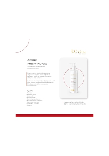 Lovena De Paris Sensitive Skin Gentle Prufying Cleansing Gel 225 ML