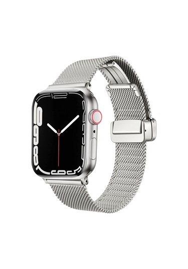 Watch 42mm Uyumlu Krd-85 Metal Zore Kordon-gümüş