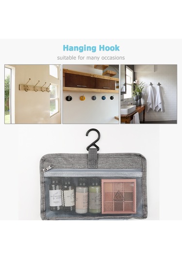 Moveevo Taşınabilir Seyahat Makyaj Çantası Su Geçirmez Saklama Çantası Kozmetik Çantası Makyaj Aletleri Düzenleyici