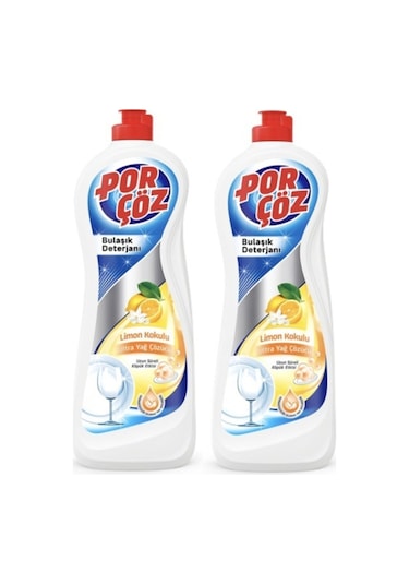 Porçözbulaşık Deterjanı Limon Kokulu 2 X 675 Ml
