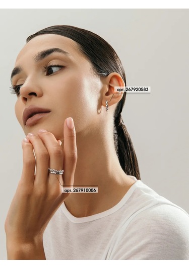 Fly Jewelry 925 Ayar Gümüş Yüzük 267910006 Gri