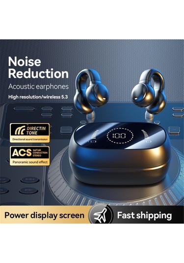 Fastbuy M47 Bluetooth Kulaklık: Aı Çeviri, 144 Dil, Gerçek Zamanlı, Gürültü Engelleme, Uzun Pil Ömrü, Ows Tasarım, Siyah