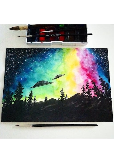 Yağlı Boya Fırçası 4 Numara Samur Akrilik Boya Fırça No:4 Yatsı U