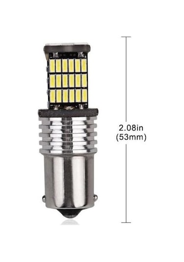 Ba15s 1156 P21w 45 Led Geri Vites,sinyal,stop Ampulü 1 Takım