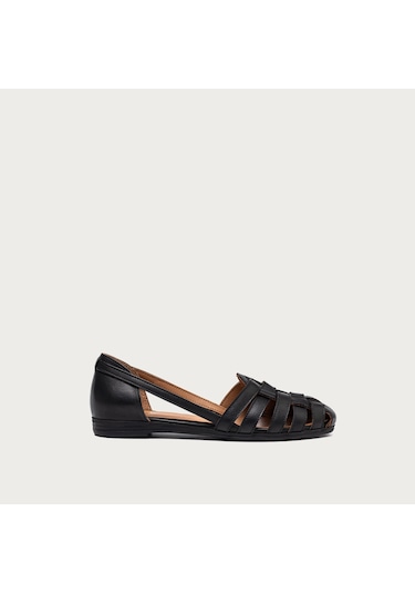 Nero Black Sandalet Kadın 03m1 Frau Feather siyah