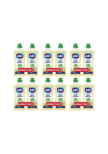 Tüm Yüzeylerde Sıvı Arap Sabunu 12 X 900 Ml
