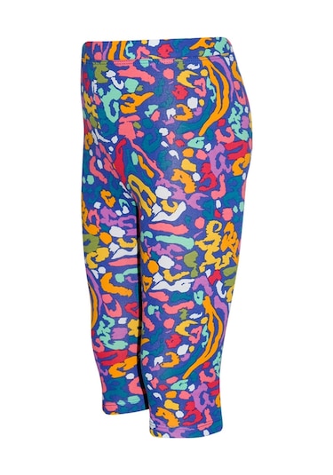 Lovetti Kız Çocuk Abstract Leopard Desen Kapri 1440 Çok Renkli