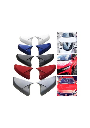 Honda Civic Fk7 Yarasa Ayna Kapağı Piano Black Parlak Siyah