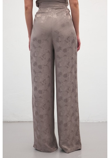 Sateen Camila Pantolon - Vizon-137189 Vizon