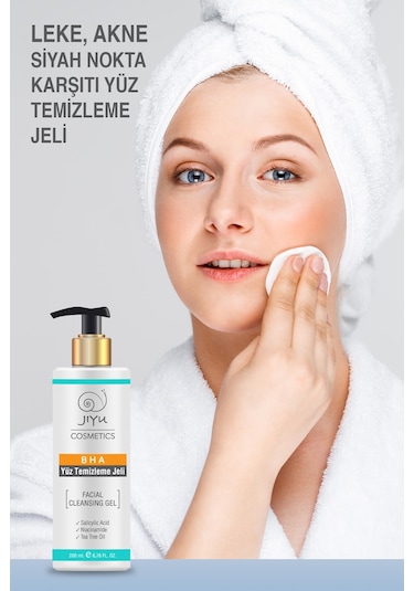 Jiyu Yüz Temizleme Jeli Akne Siyah Nokta Karşıtı 200 ML