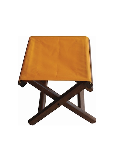 Bahçeme Kaş Katlanır Portatif Ahşap Bahçe Balkon Taburesi