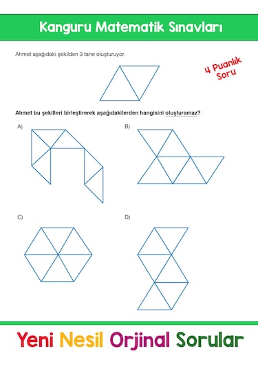 2. Sınıf Zihin Çalıştıran Eğlenceli Kanguru Matematik Soruları