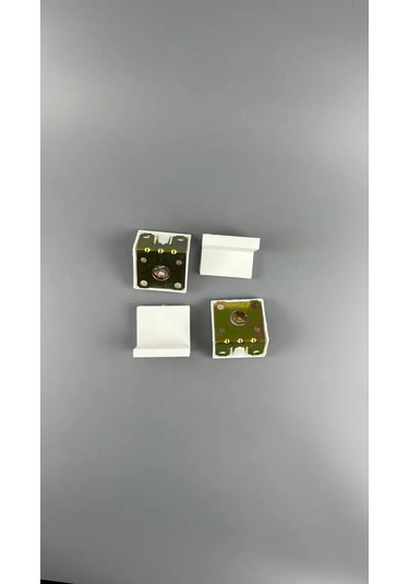 Mebel'naa Furnitura Mystery L Köşe Ayarlanabilir Kapaklı Mobilya Gölgeliği 340806280 Beyaz