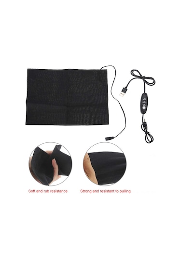 Hangfox Usb Isıtmalı Kumaş Bel Koruyucu, 3 Seviye Sıcaklık Ayarlı, Zamanlayıcı, Su Ve Makine Yıkama Uygun, Yumuşak Ve Dayanıklı, Bel-abdomen-gerçek İçin Isıtma Diğer