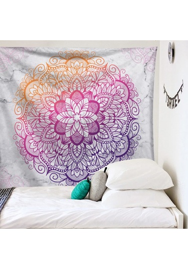 Yaozixa Manilya Desenli Ev Dekoratif Duvar Halısı - Plaj Minderi Ve Oturma Kilimi - 150x130 Cm Tüylü Kaliteli Dokuma Gt-000574 Diğer