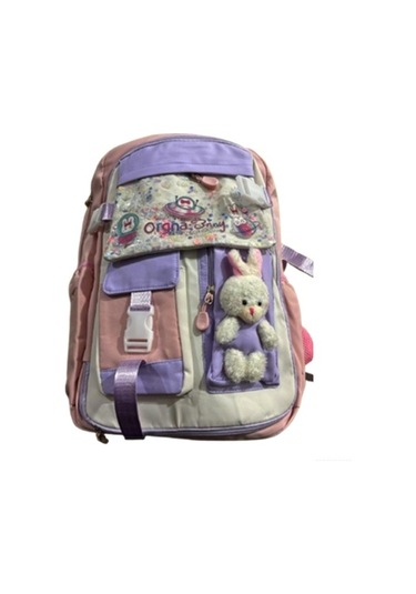 Taros Orgna Bnny Peluş Ayıcıklı Sırt Çantası 8588 Çok Renkli