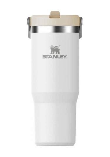 30oz Çelik Paslanmaz Araç İçecek Bardağı, Çift Duvarlı Vakum Isıtma, 8 Saat Soğuk Saklama, Çocuklar İçin Uygun, Spill Proof Kapaklı Beyaz Beyaz