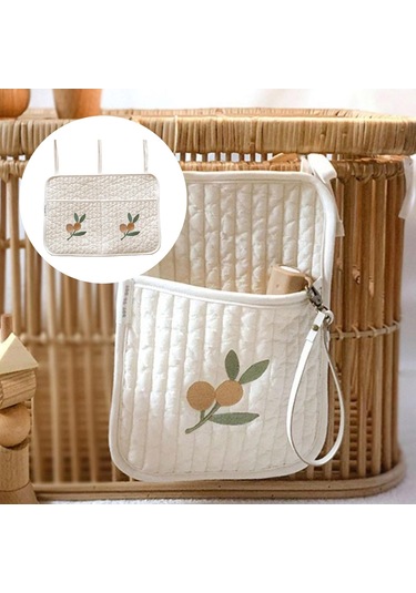 Suntek Bebek Bezi Çantası Asılı Saklama Zeytin-büyük Bej