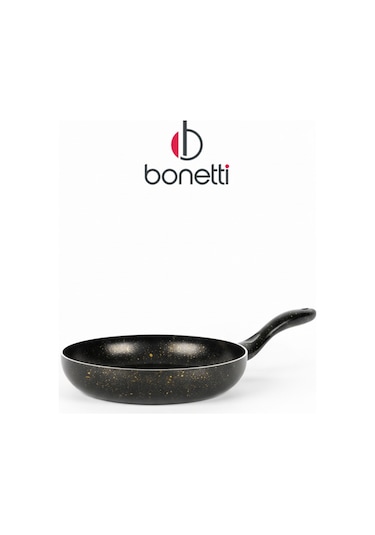 Bonetti Granit Tava - 28 Cm Siyah Siyah