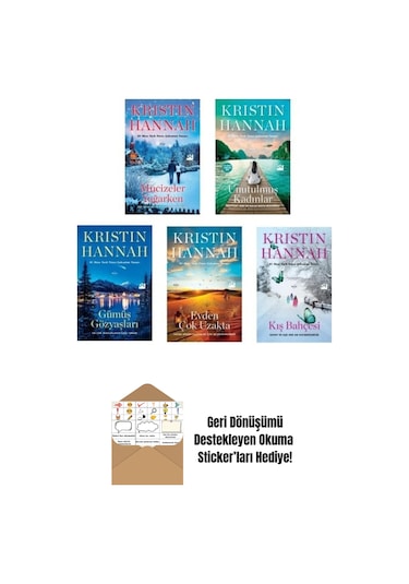 Kristin Hannah Seti 5 Kitap + Okuma Sticker'ları