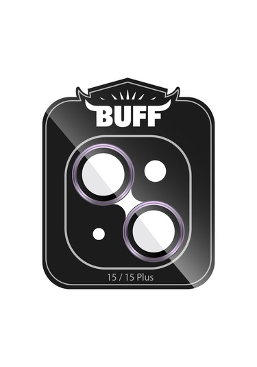 Buff Iphone Uyumlu 15 / 15 Plus Uyumlu Kamera Metal Lens Koruyucu Mor
