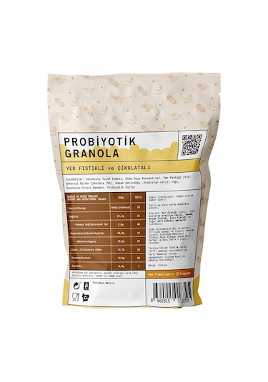 Fropie Probiyotik Granola - Yer Fıstığı & Çikolata 200 G