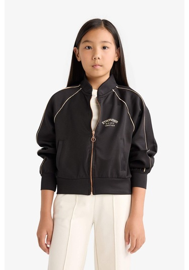 Defacto Kız Çocuk Baskılı Bisiklet Yaka Skuba Dalgıç Kumaş Fermuarlı Hırka F2798a825aubk81 Siyah Defacto Kız Çocuk Baskılı Bisiklet Yaka Skuba Dalgıç Kumaş Fermuarlı Hırka F2798a825aubk81 Siyah