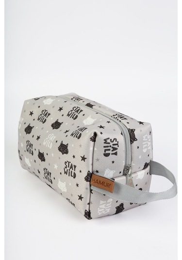 Kirli Temiz Islak Organizer Çantası Fox Bebek Çocuk Kıyafet Çamaşır Anne Makyaj Alezli Çanta