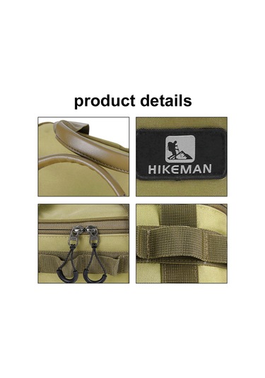 Mufunye Taşınabilir Çok Amaçlı Kamp Çantası - Çarpışma Önleyici Piknik Ekipmanları Organizer, Açık Hava Pişirme Seti Saklama Çantası Çok Renkli