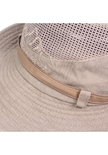 Unisex Güneşten Koruyucu Şapka, Nefes Alabilen Kumaş, Hızlı Kuruma Özelliği, Rahat Ve Hafif Tasarım Kahverengi