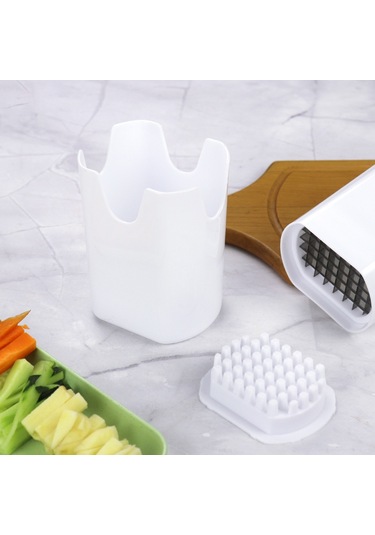 Patates Kızartması/sebze Kesici Bıçaklı - Beyaz 9.5,zqkla Diğer