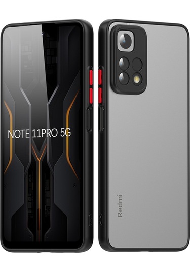 Zore Redmi Note 11 Pro 5g Kılıf Msra Hux Kapak - Lacivert Lacivert