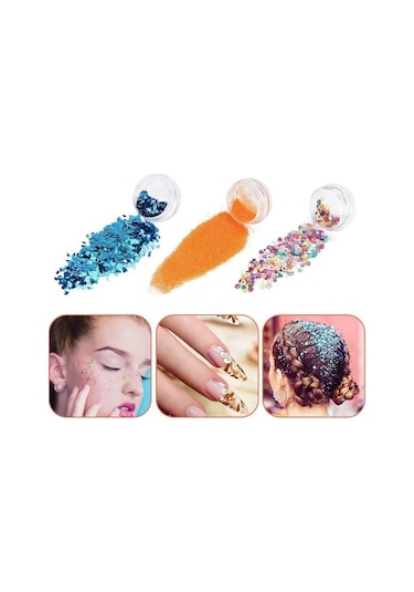 Flaky 5 ML 10 ML 20 ML Şeffaf Sert Plastik Mini Kozmetik Kutusu Losyon Krem Kavanozu