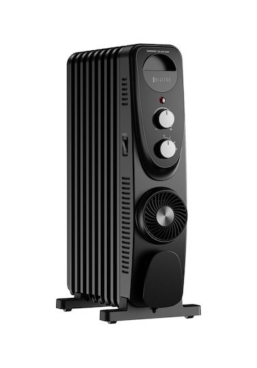 Dijitsu Dyr30 11 Dilim Siyah Turbo Fanlı Yağlı Radyatör