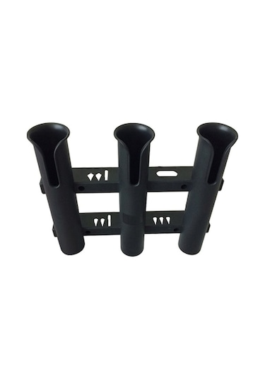 Pazly Dayanıklı Plastik Balık Olta Askısı - 3 Lü Yuvalı, Pratik Montaj, Deniz Ve Tatlısu İçin, Kullanışlı Aksesuar