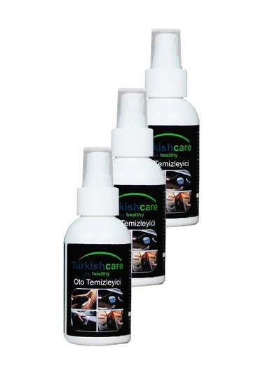 Araç İçi Temizleyici Çok Amaçlı Sprey 100 Ml. Üçlü Set