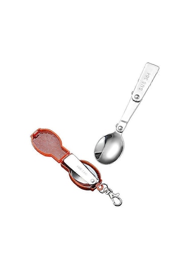 3'lü Katlanabilir Kaşıklar, Kaşık Yedekleri, Paslanmaz Çelik Katlanabilir Kaşıklar, Katlanabilir Metal Kaşıklar, Metal Servis Kaşıkları