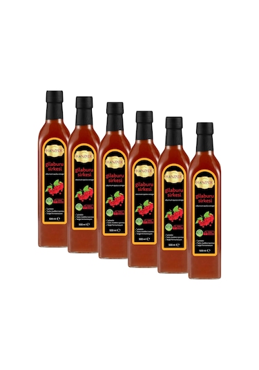 Hanzade Bitkisel Gilaburu Sirkesi 6 x 500 ML