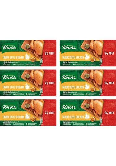 Knorr Tavuk Suyu Bulyon 24 Adet 240 Gr X 6 Adet
