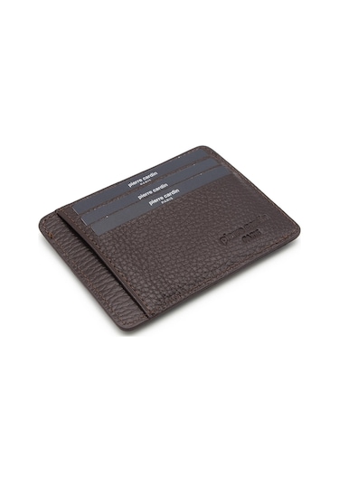 Pierre Cardin Kahve Floater Unisex Deri Kartlık 0422a42 Kahverengi