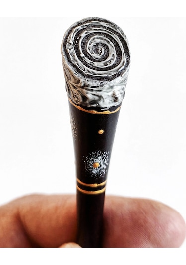 Spiral Dokulu Kokonat Saç Çubuğu Çok Renkli